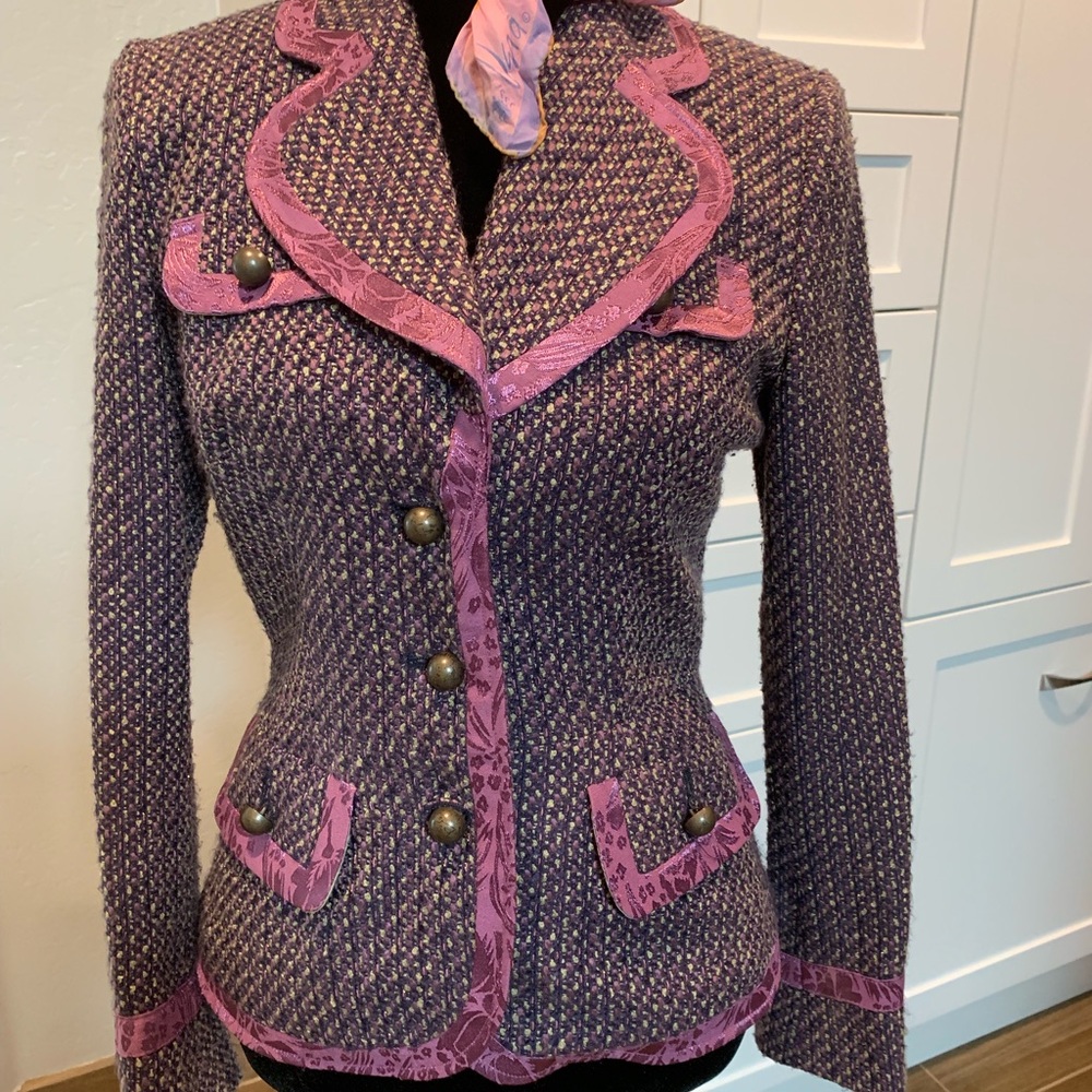Retro Classic tweed jacket - Picture 2 of 6